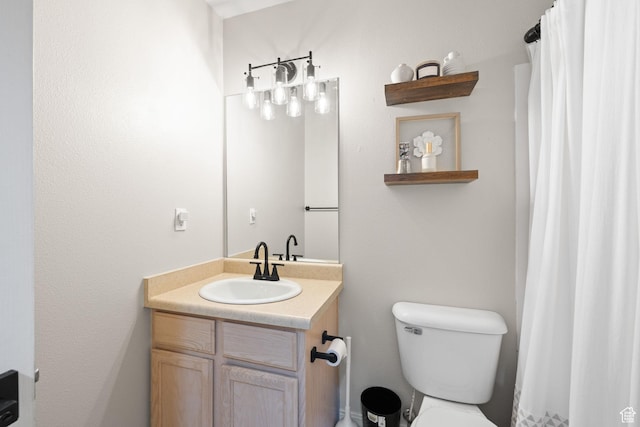 3584 S Autumn Gate Ct, Magna, UT 84044 - full bathroom featuring vanity and a shower with curtain