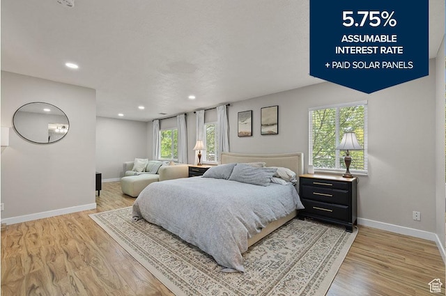 3584 S Autumn Gate Ct, Magna, UT 84044 - bedroom featuring recessed lighting and light wood-style flooring