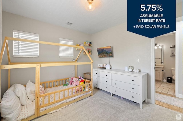 3584 S Autumn Gate Ct, Magna, UT 84044 - carpeted bedroom with ensuite bath