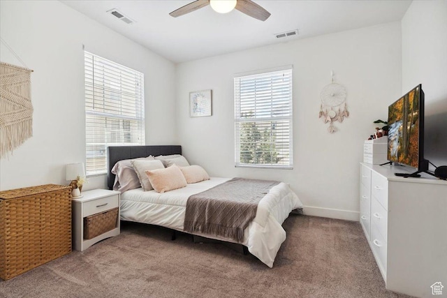 10606 S Redknife Dr, South Jordan, UT 84009 - bedroom featuring light carpet and ceiling fan