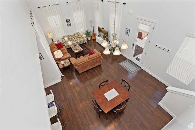 10606 S Redknife Dr, South Jordan, UT 84009 - living area featuring wood finished floors