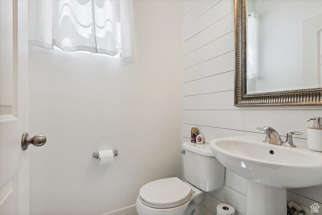 10606 S Redknife Dr, South Jordan, UT 84009 - bathroom with toilet and wooden walls