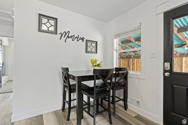 780 N 200 E, Spanish Fork, UT 84660 - dining area with baseboards and wood finished floors