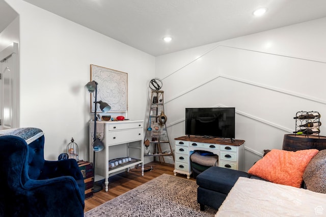 48 E Cedar Ln, Malad City, ID 83252 - living room with wood finished floors and recessed lighting