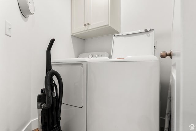48 E Cedar Ln, Malad City, ID 83252 - laundry area with cabinet space and independent washer and dryer