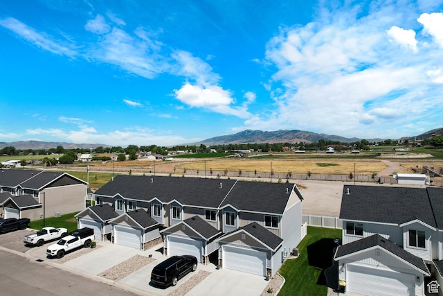 48 E Cedar Ln, Malad City, ID 83252 - aerial perspective of suburban area featuring mountains