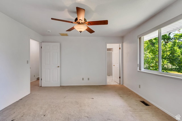 2386 N 725 W, Layton, UT 84041 - unfurnished bedroom featuring carpet floors, ensuite bath, and ceiling fan