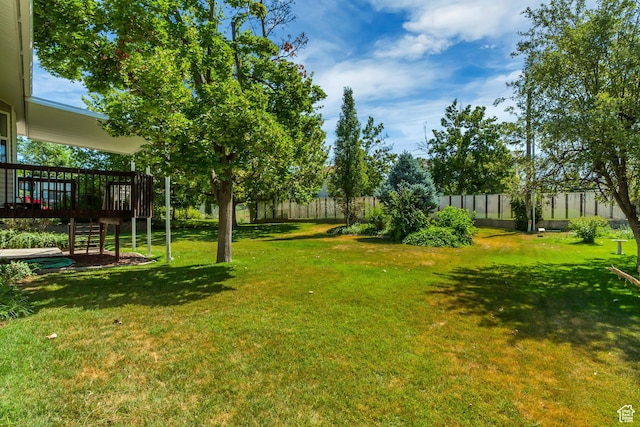 2386 N 725 W, Layton, UT 84041 - view of yard with a deck and stairway