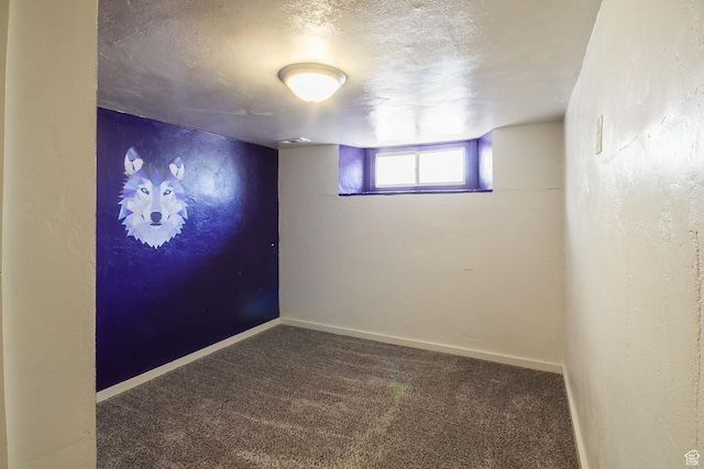168 S 100 W, Roosevelt, UT 84066 - empty room with carpet floors and a textured ceiling