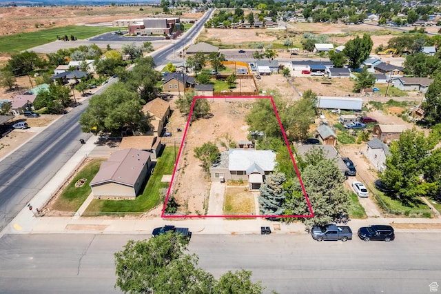 168 S 100 W, Roosevelt, UT 84066 - aerial view of property's location with property boundaries highlighted
