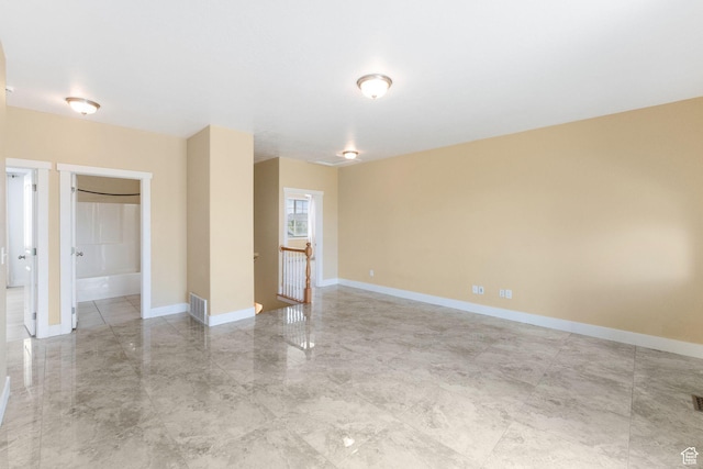 2886 N Desert Forest Ln, Lehi, UT 84043 - empty room with baseboards and marble finish flooring
