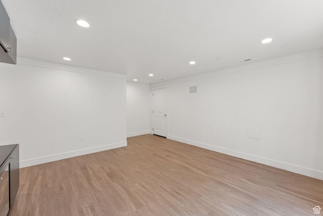 2886 N Desert Forest Ln, Lehi, UT 84043 - unfurnished room with recessed lighting and light wood-style floors
