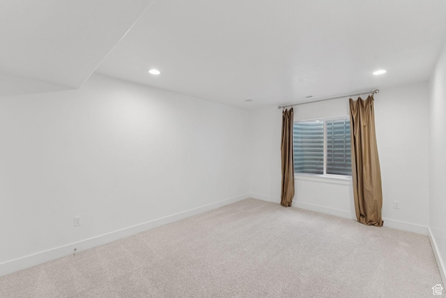 2886 N Desert Forest Ln, Lehi, UT 84043 - unfurnished room with light colored carpet and recessed lighting