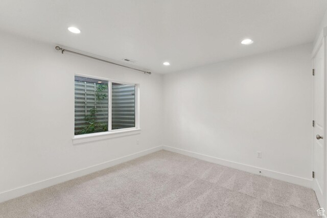 2886 N Desert Forest Ln, Lehi, UT 84043 - spare room featuring light colored carpet and recessed lighting