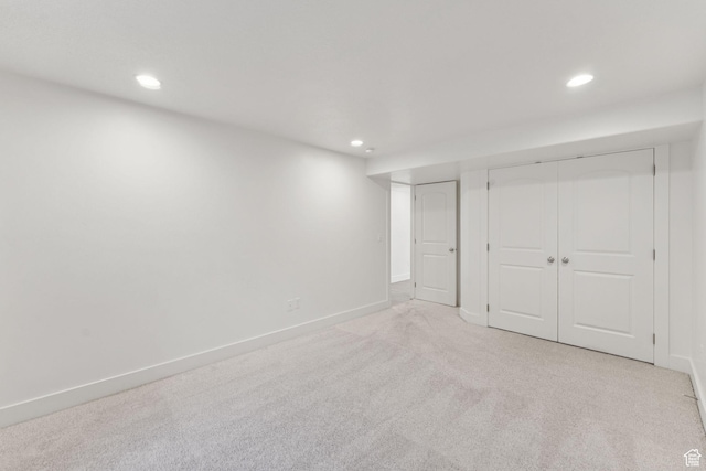2886 N Desert Forest Ln, Lehi, UT 84043 - unfurnished bedroom with recessed lighting and light colored carpet