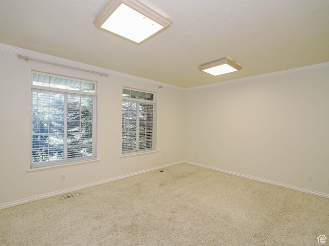 1539 S 50 E, Salem, UT 84653 - carpeted spare room with ornamental molding