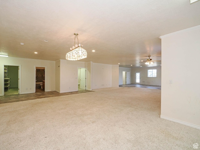 1539 S 50 E, Salem, UT 84653 - carpeted empty room featuring recessed lighting and a ceiling fan