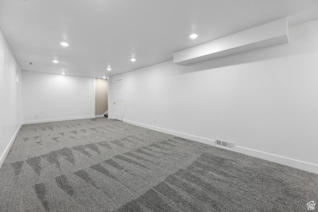 271 S Barratt Cir, American Fork, UT 84003 - finished below grade area with recessed lighting and carpet flooring