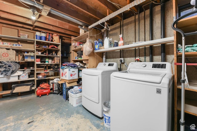 271 S Barratt Cir, American Fork, UT 84003 - washroom featuring washing machine and clothes dryer