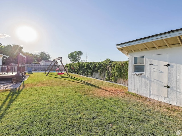 271 S Barratt Cir, American Fork, UT 84003 - fenced backyard with a playground