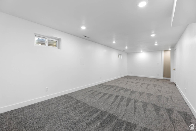 271 S Barratt Cir, American Fork, UT 84003 - finished below grade area featuring recessed lighting and carpet flooring