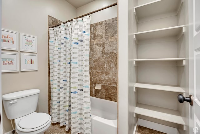 789 Eliza Ct, Farmington, UT 84025 - full bathroom featuring shower / tub combo with curtain and toilet
