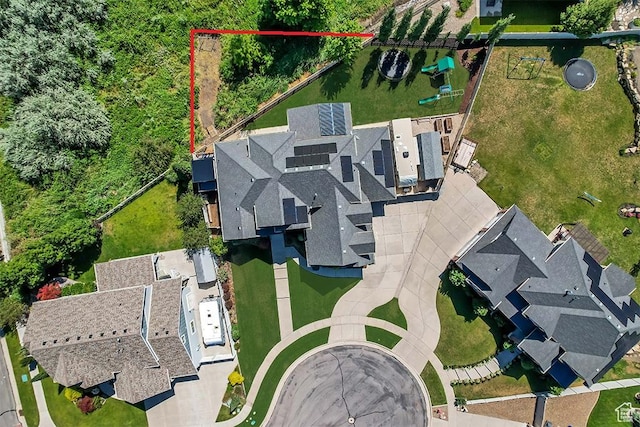 789 Eliza Ct, Farmington, UT 84025 - aerial view of property's location featuring property parcel outlined