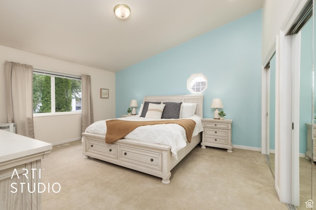 796 N 200 W, American Fork, UT 84003 - bedroom featuring light carpet and vaulted ceiling