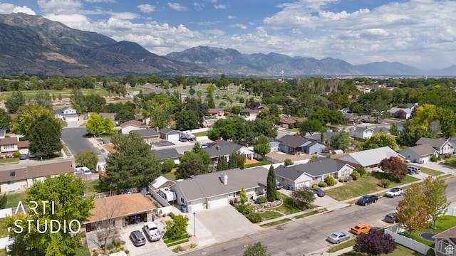 796 N 200 W, American Fork, UT 84003 - aerial perspective of suburban area with a mountainous background