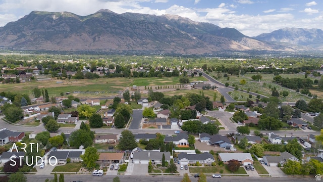 796 N 200 W, American Fork, UT 84003 - aerial view of residential area with a mountainous background