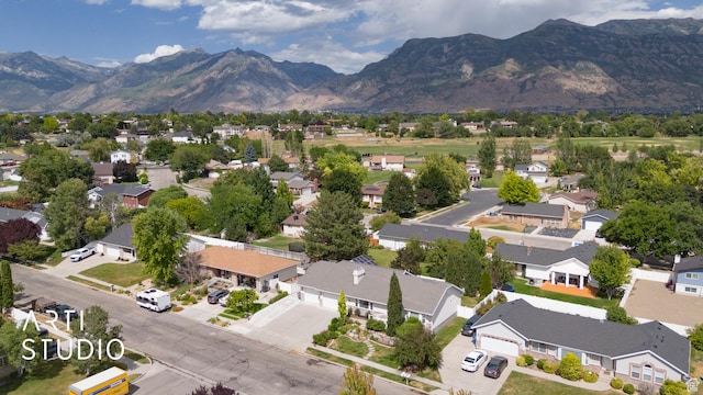 796 N 200 W, American Fork, UT 84003 - aerial perspective of suburban area featuring mountains