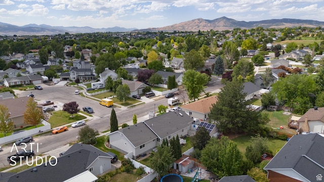 796 N 200 W, American Fork, UT 84003 - aerial perspective of suburban area with a mountain backdrop