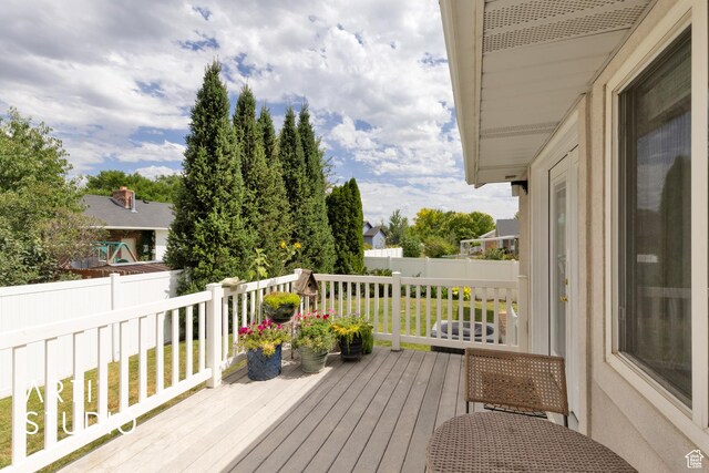 796 N 200 W, American Fork, UT 84003 - view of wooden terrace
