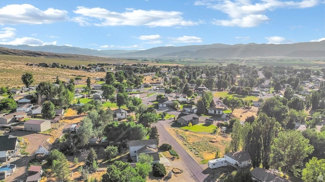 458 E 200 S, Annabella, UT 84711 - aerial overview of property's location featuring mountains and nearby suburban area