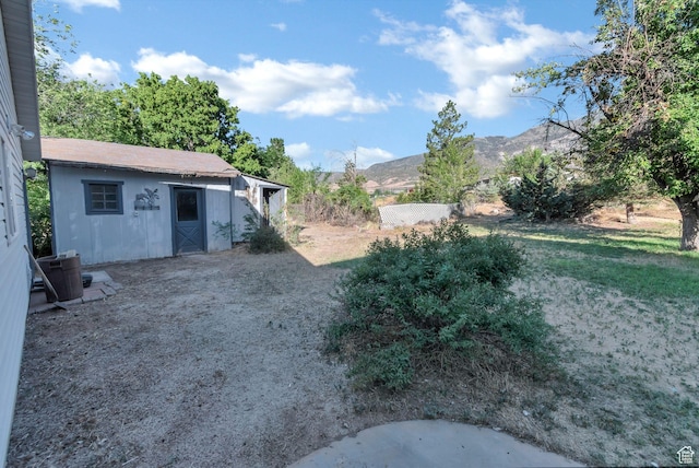 458 E 200 S, Annabella, UT 84711 - view of yard featuring an outdoor structure and a mountain view