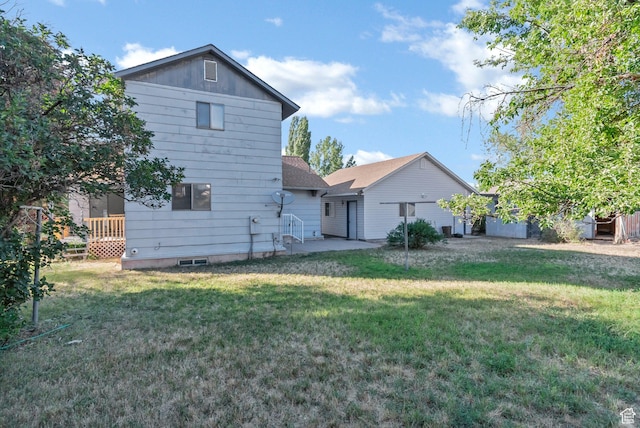 458 E 200 S, Annabella, UT 84711 - rear view of property featuring a yard and a patio