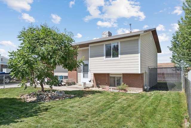 4807 S Heath Ave W, Salt Lake City, UT 84118 - rear view of house featuring brick siding and entry steps