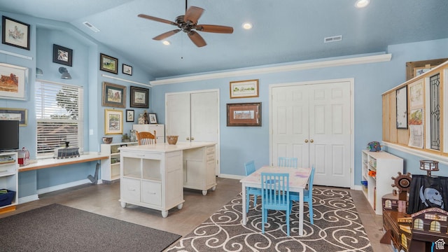 2275 E 9800 S, Sandy, UT 84092 - office space with lofted ceiling and ceiling fan