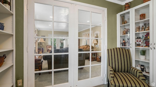 2275 E 9800 S, Sandy, UT 84092 - doorway with crown molding and french doors