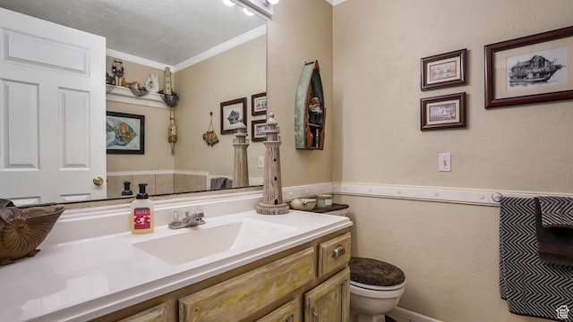 2275 E 9800 S, Sandy, UT 84092 - half bath featuring vanity and crown molding