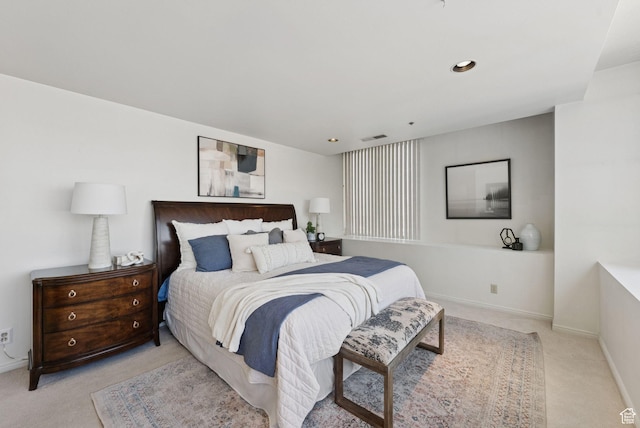 48 W 300 S Unit 1405N, Salt Lake City, UT 84101 - bedroom featuring carpet flooring and recessed lighting