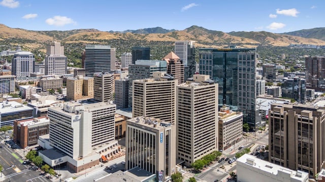48 W 300 S Unit 1405N, Salt Lake City, UT 84101 - city view featuring a mountain backdrop