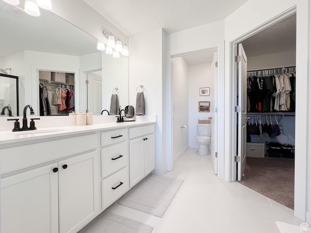 132 E Geyser Ct, Saratoga Springs, UT 84045 - full bathroom with a spacious closet, double vanity, and a shower stall
