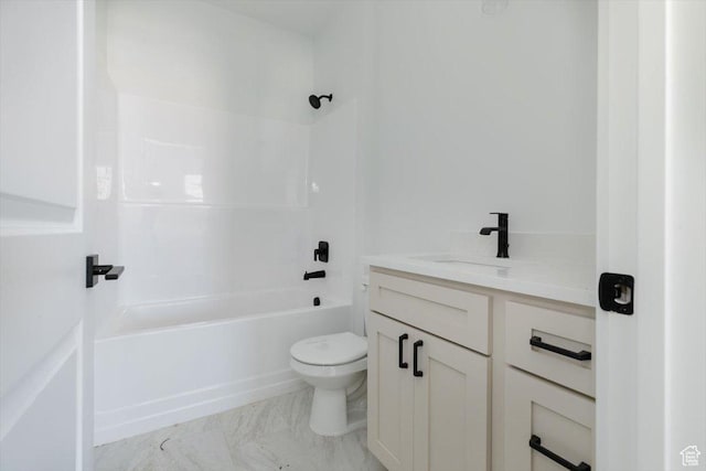 880 E 130 N, Hyde Park, UT 84318 - bathroom with vanity, shower / bathtub combination, and marble finish flooring