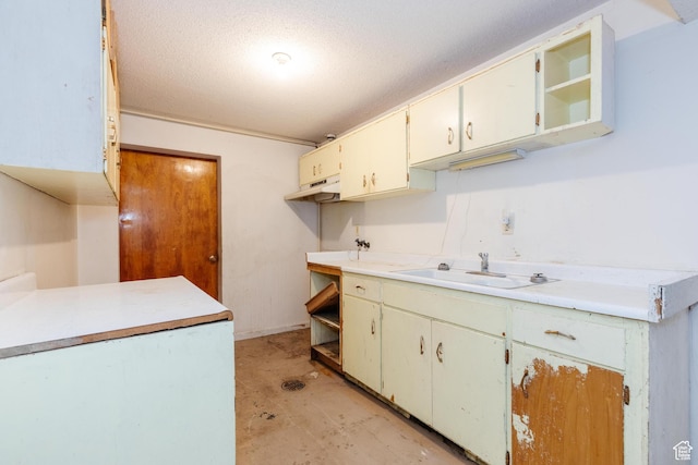 85 E 500 S, Providence, UT 84332 - kitchen with concrete floors, light countertops, and a textured ceiling