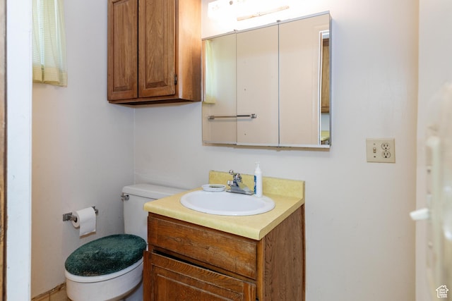 85 E 500 S, Providence, UT 84332 - half bathroom featuring toilet and vanity