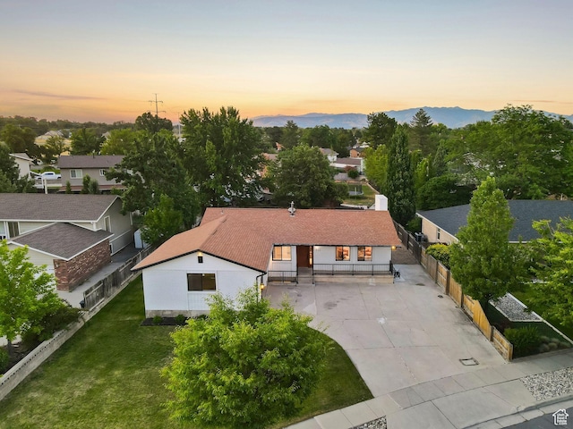 932 W Walden Meadows Dr S, Salt Lake City, UT 84123 - aerial view at dusk