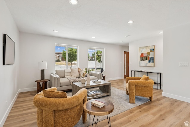 932 W Walden Meadows Dr S, Salt Lake City, UT 84123 - living room with light wood-type flooring and recessed lighting