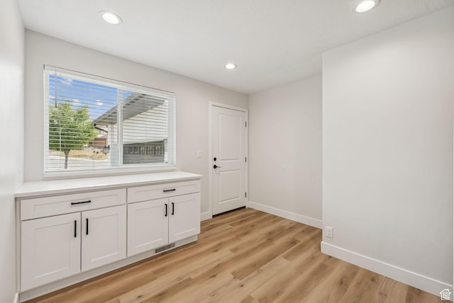 932 W Walden Meadows Dr S, Salt Lake City, UT 84123 - corridor featuring light wood-style floors and recessed lighting