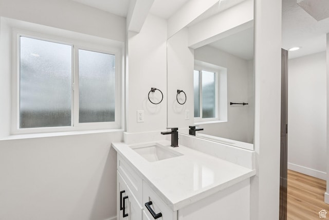 932 W Walden Meadows Dr S, Salt Lake City, UT 84123 - bathroom with vanity and wood finished floors